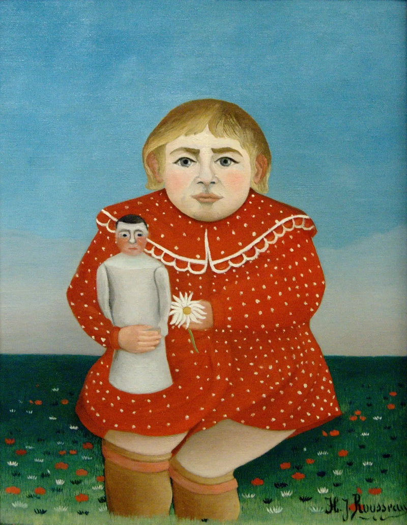 Çocuk ve Bebek - Henri Rousseau