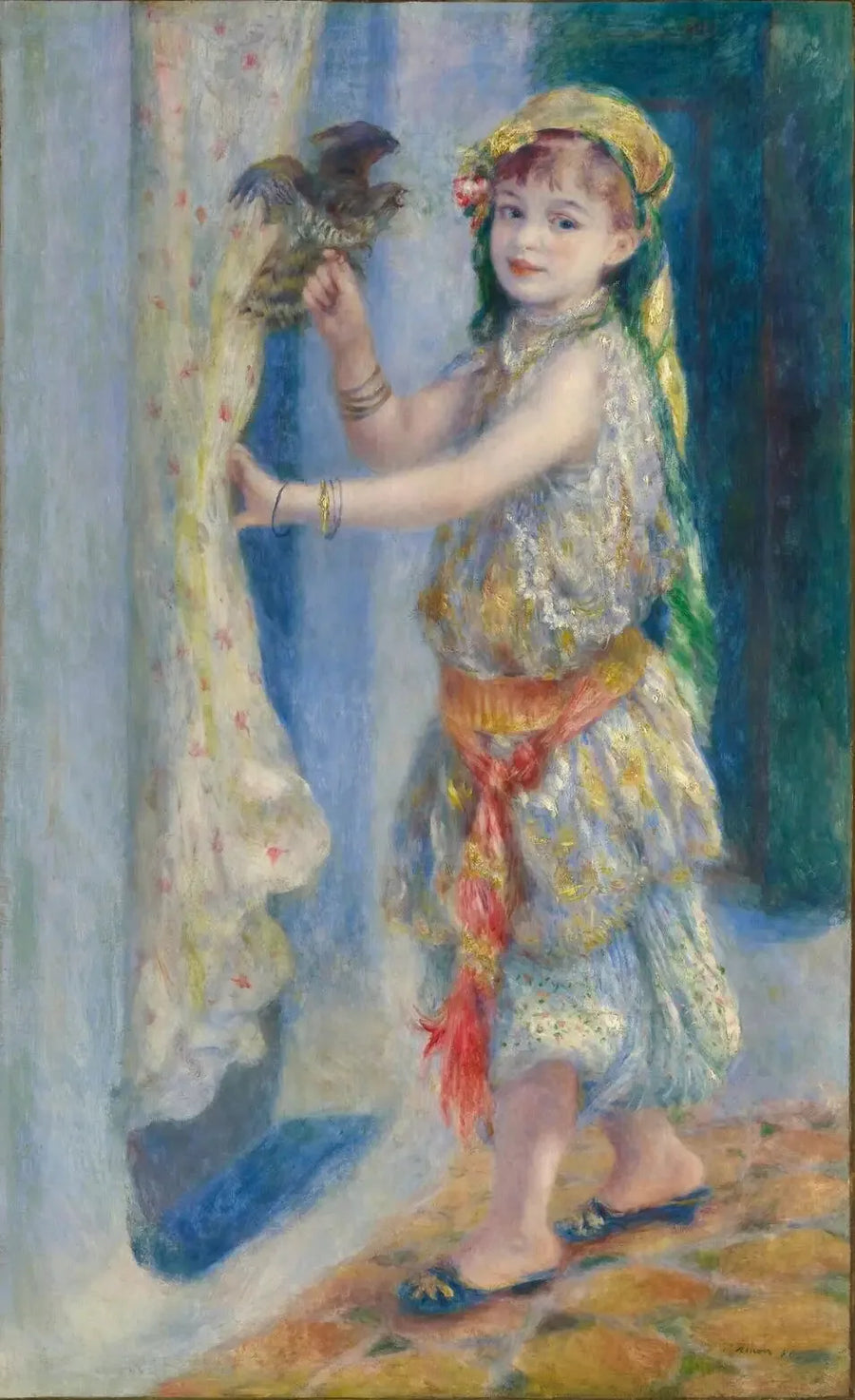 Kuşlu Çocuk - Pierre-Auguste Renoir