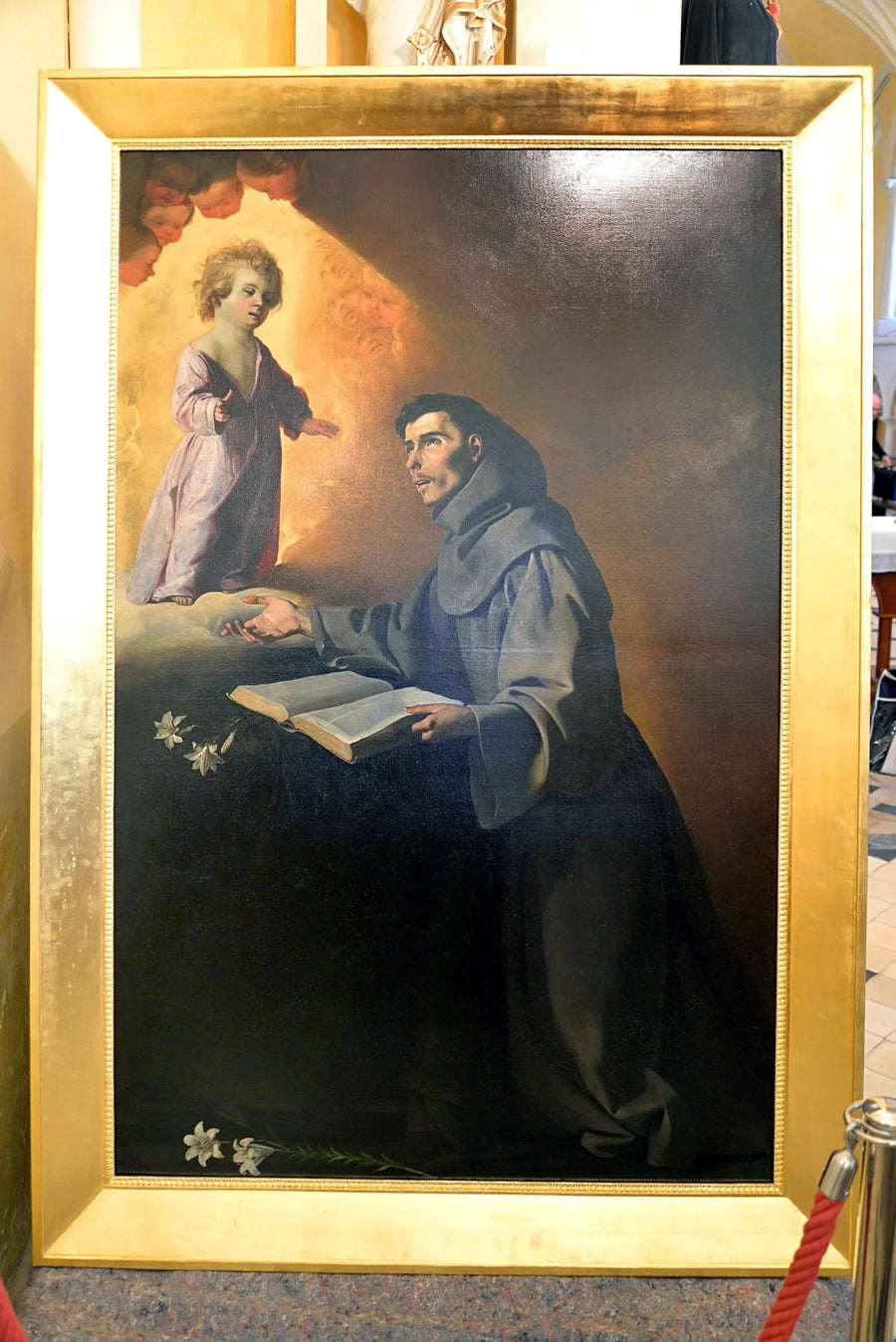 Padova'daki Aziz Antoine'ye Görünen Çocuk İsa - Francisco de Zurbarán