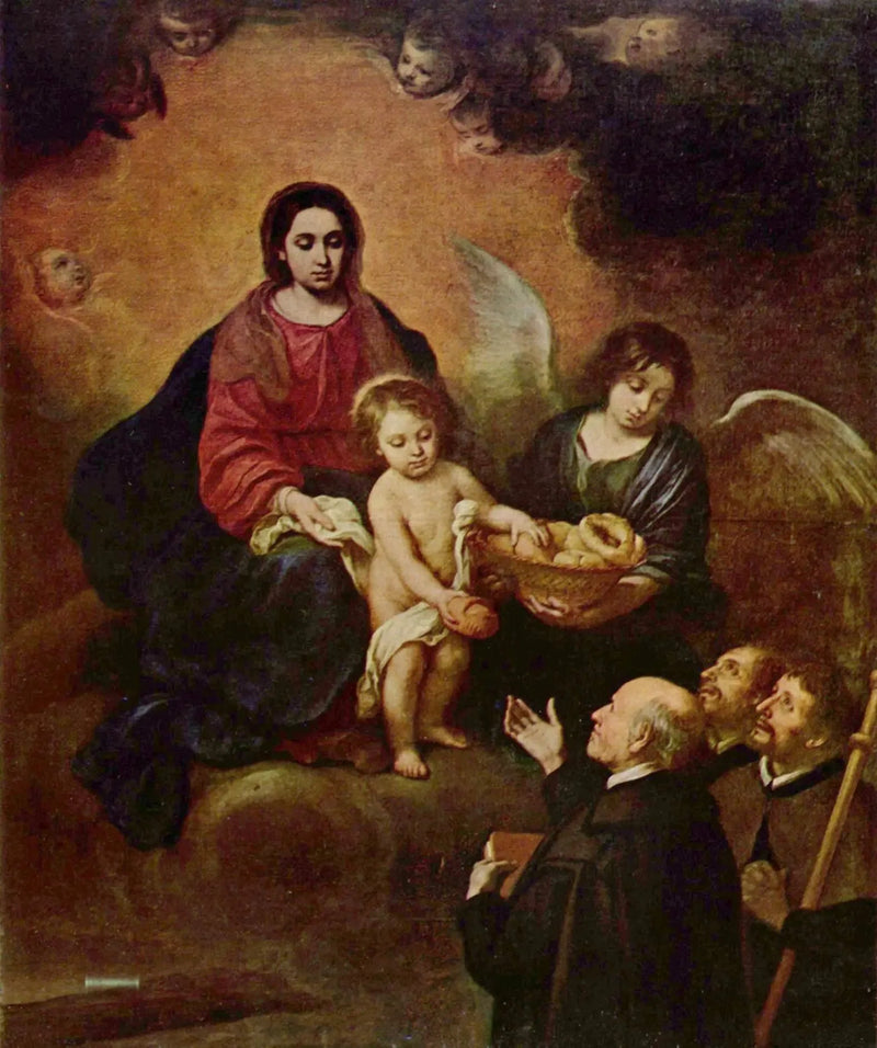 İsa Çocuk, Hacılara Ekmek Dağıtıyor - Bartolomé Esteban Murillo