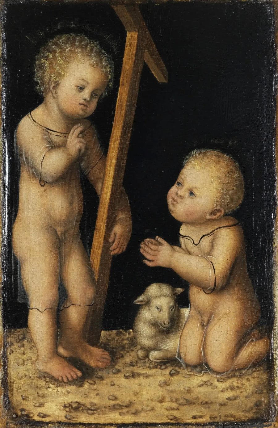 İsa Çocuk ve Aziz Yuhanna - Lucas Cranach the Elder