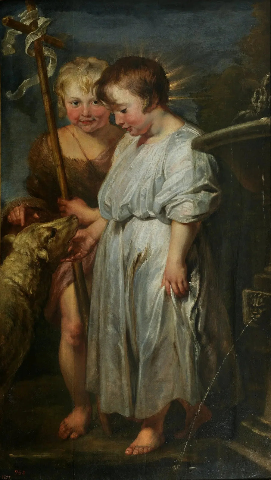 İsa Çocuk, Aziz Yuhanna ve Kuzu - Antoine van Dyck
