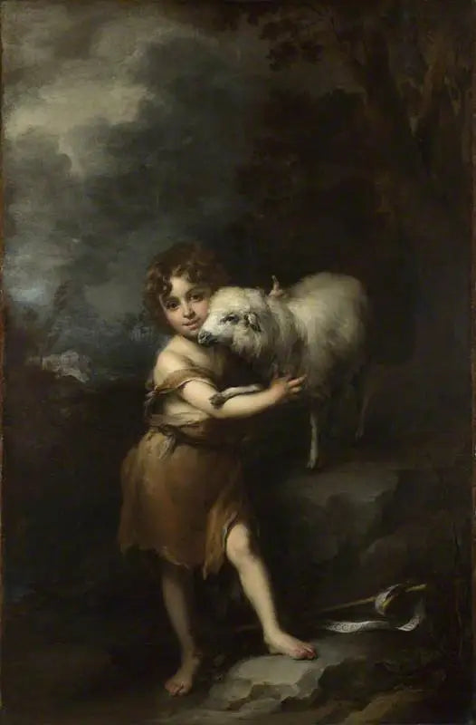 Aziz Jean Çocuk ve Koyun - Bartolomé Esteban Murillo