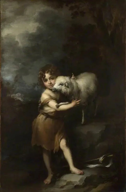 Aziz Jean Çocuk ve Koyun - Bartolomé Esteban Murillo