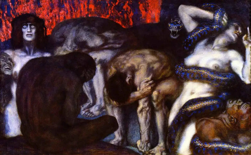 Cehennem - Franz Von Stuck