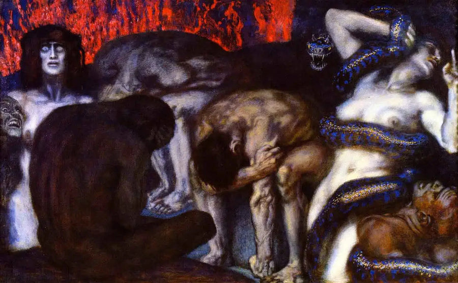 Cehennem - Franz Von Stuck