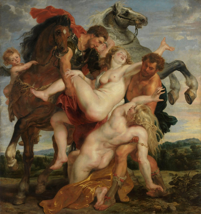 Leucippe'nin Kızlarının Kaçırılması - Peter Paul Rubens