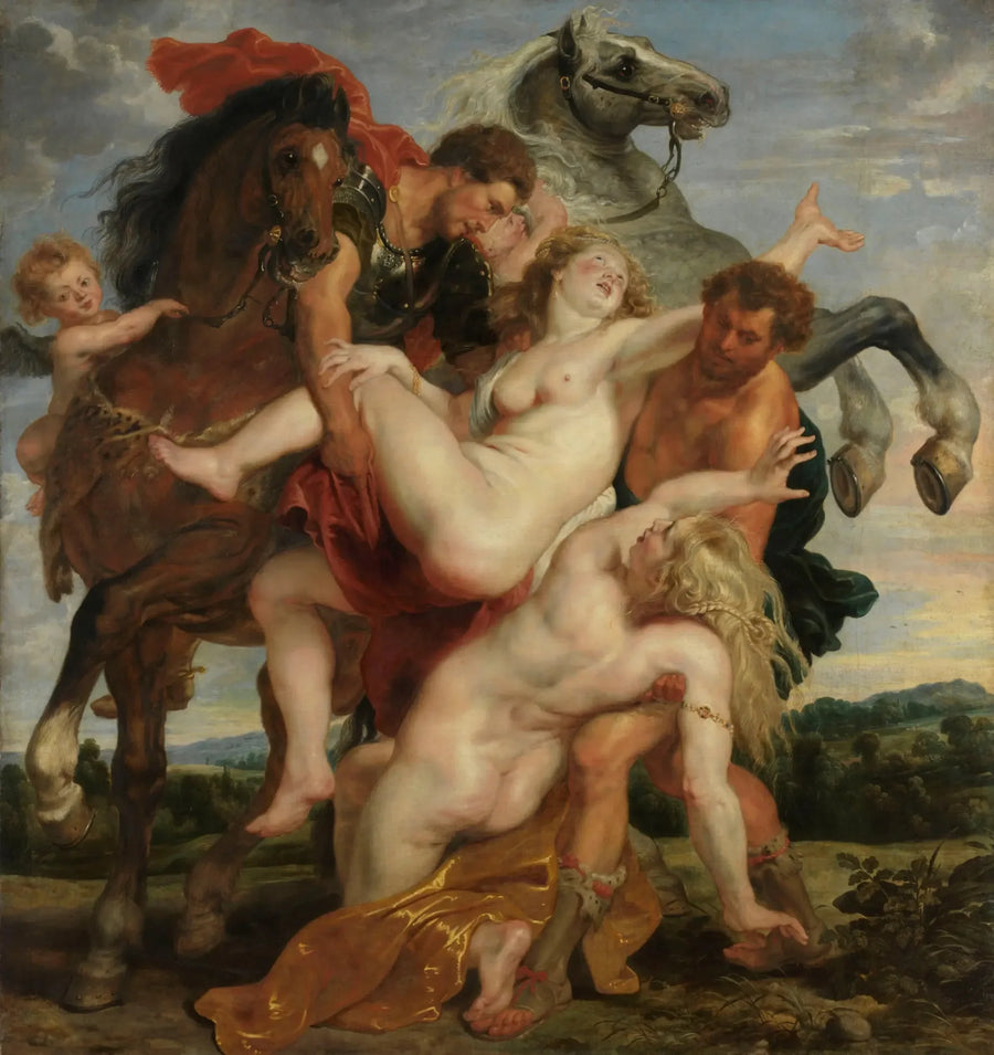 Leucippe'nin Kızlarının Kaçırılması - Peter Paul Rubens