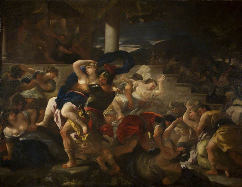 Sabine Kadınlarının Kaçırılması - Luca Giordano