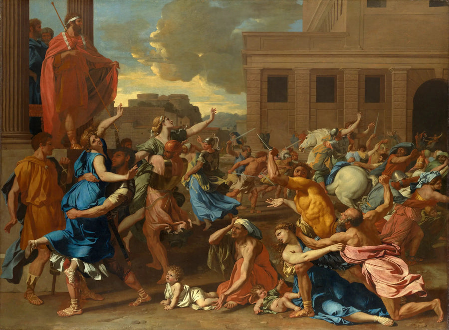 Sabine Kadınlarının Kaçırılması - Nicolas Poussin
