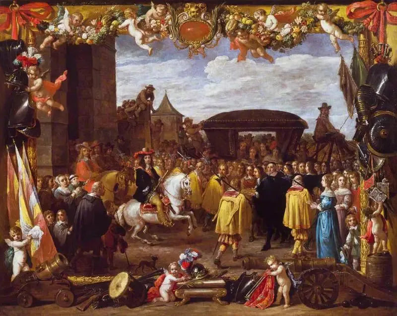 Brüksel'deki Don Juan d'Autriche'nin Girişi - David Teniers le Jeune