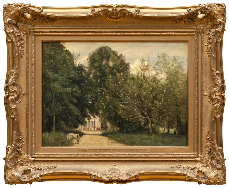 Brunoy'daki Bay Dubuisson'un Villa Girişi - Jean-Baptiste Camille Corot
