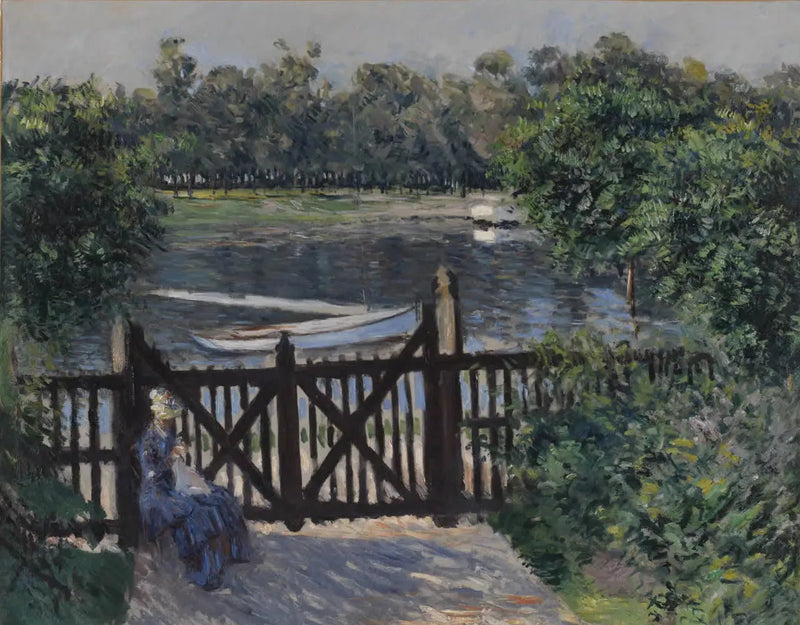 Bahçenin Girişi, Petit-Gennevilliers - Gustave Caillebotte