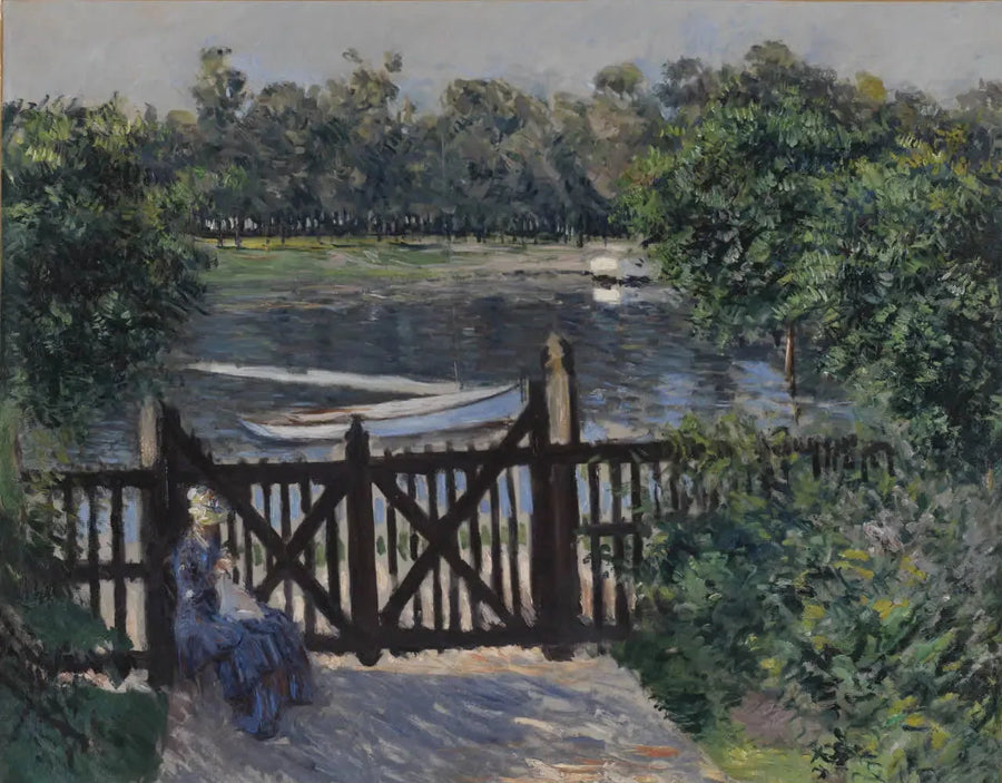 Bahçenin Girişi, Petit-Gennevilliers - Gustave Caillebotte