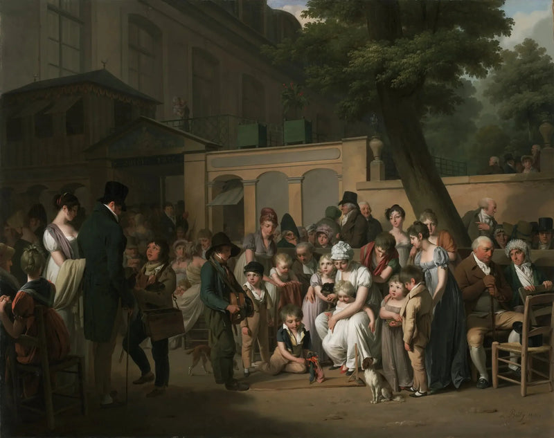 Türk Bahçesine Giriş - Louis-Léopold Boilly