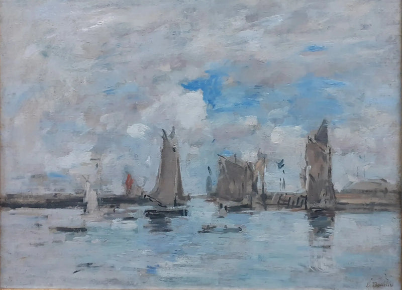 Trouville Limanı Girişi - Eugène Boudin