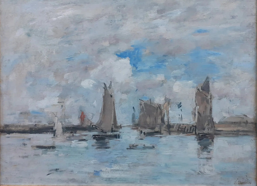 Trouville Limanı Girişi - Eugène Boudin