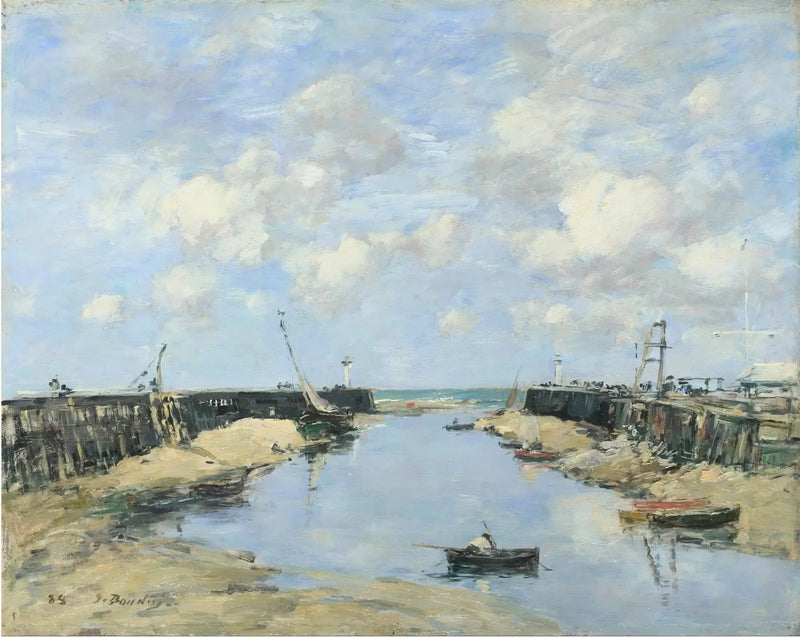 Trouville Limanı Girişi - Eugène Boudin