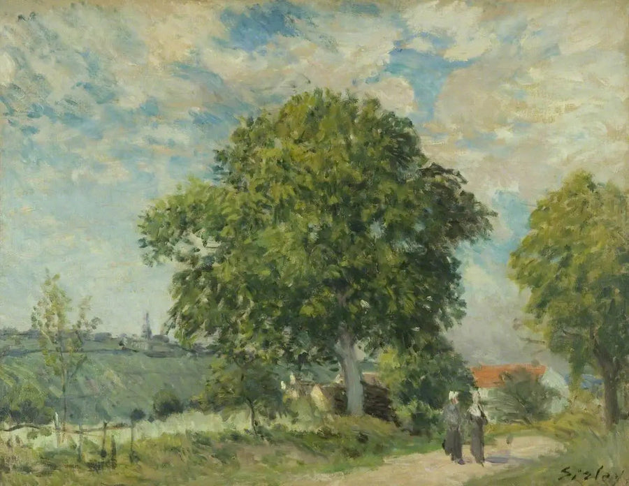 Köy Girişi - Alfred Sisley