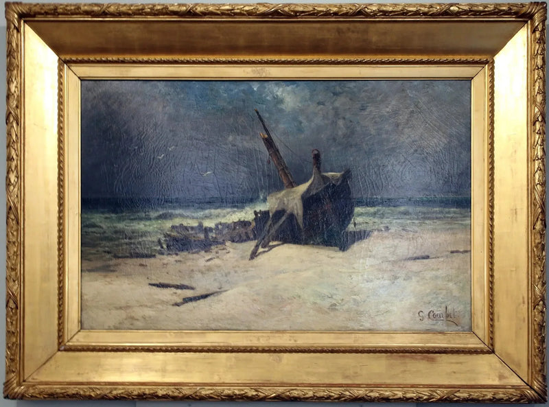 Gemi Enkazı - Gustave Courbet