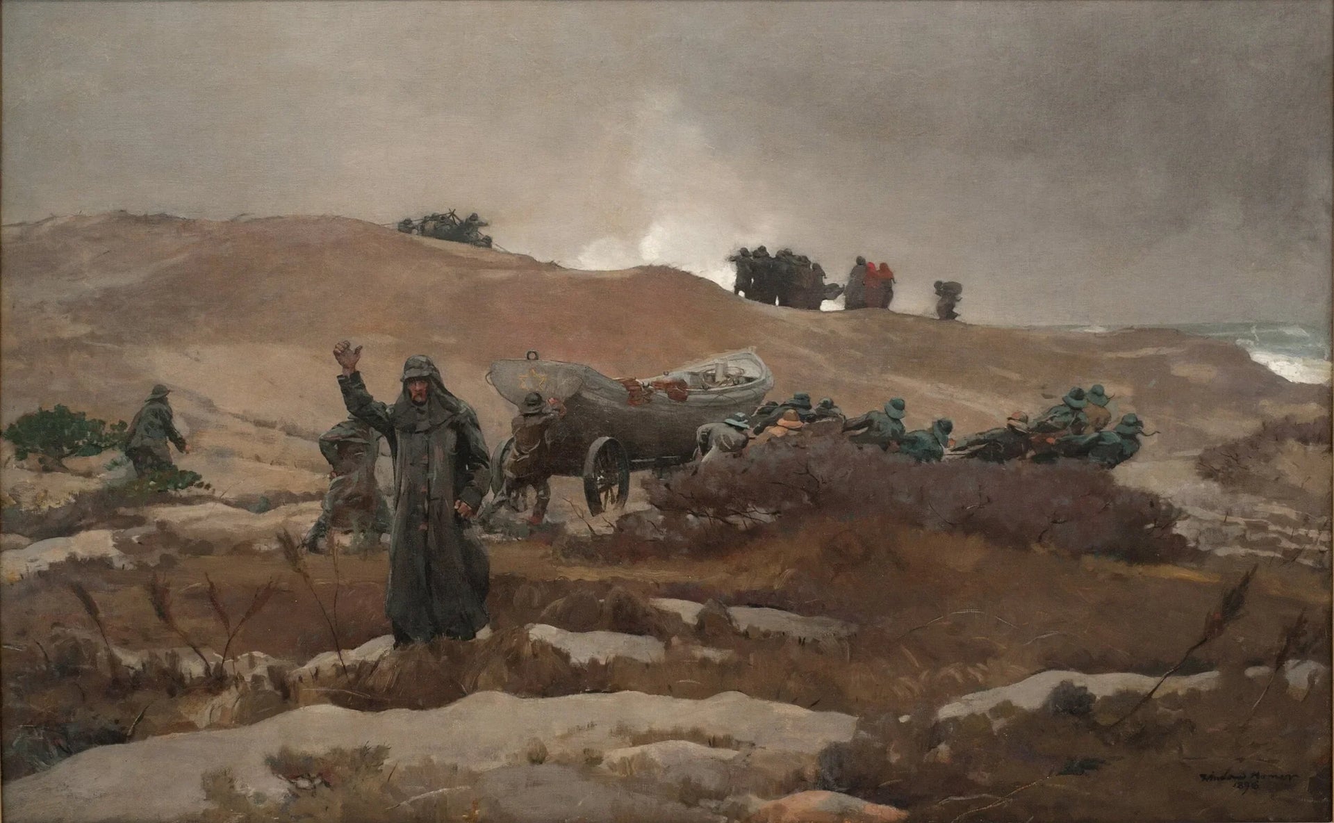 L'épave - Winslow Homer image 1 copie de tableau peinte à la main