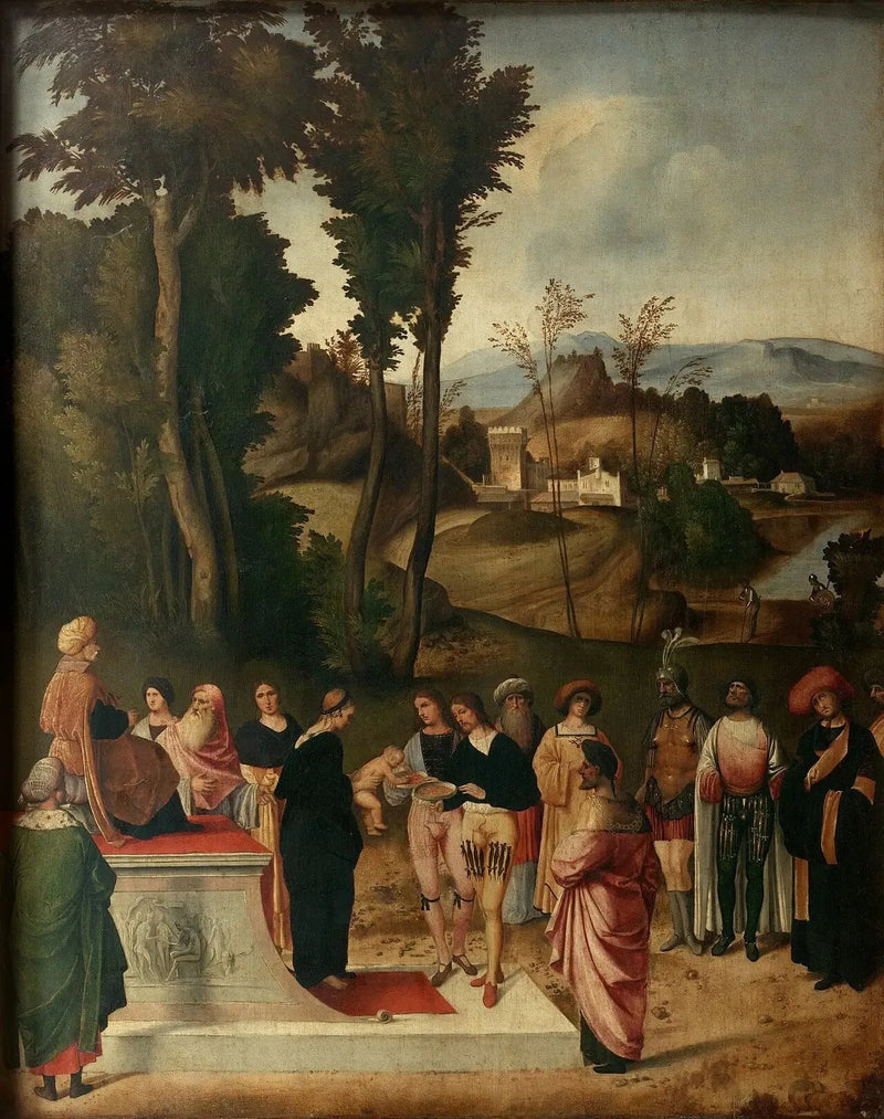 Musa'nın Ateş Denemesi - Giorgione