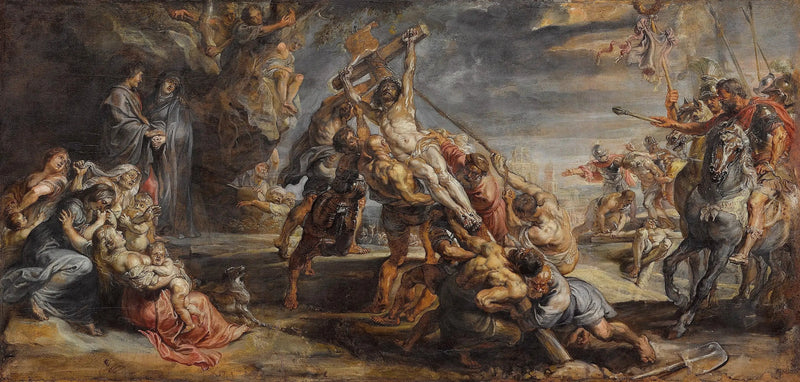 Haçın Dikilişi - Peter Paul Rubens