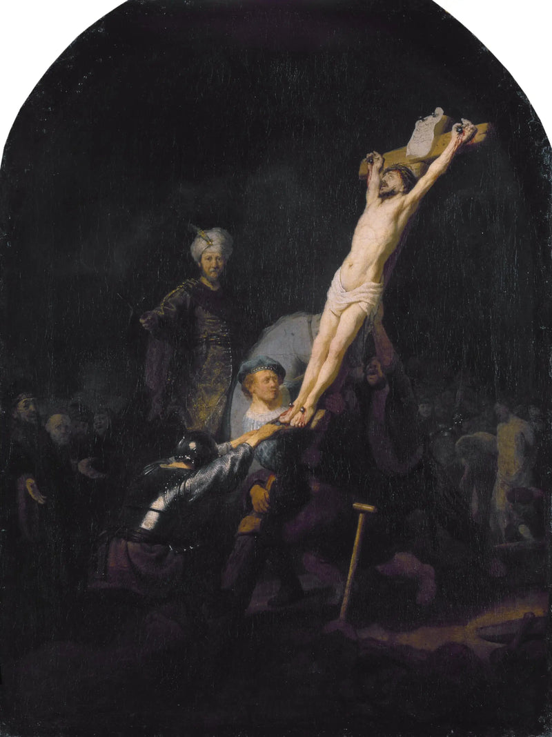 Haçın Dikilmesi - Rembrandt