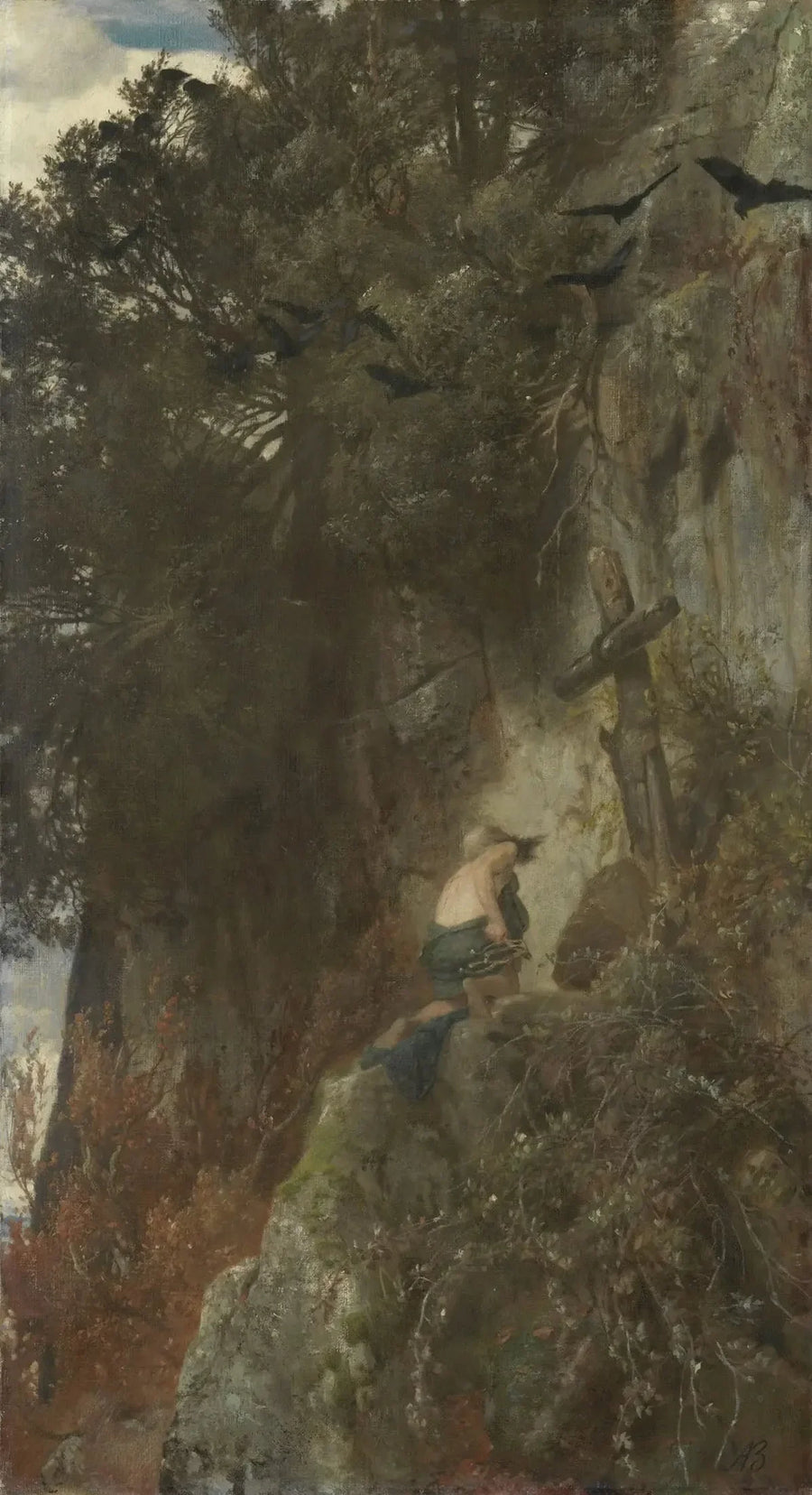 Hermit - Arnold Böcklin