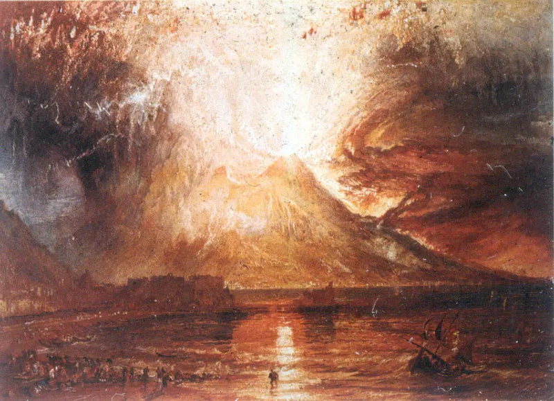 Vezüv Yanardağı'nın Patlaması - J. M. W. Turner