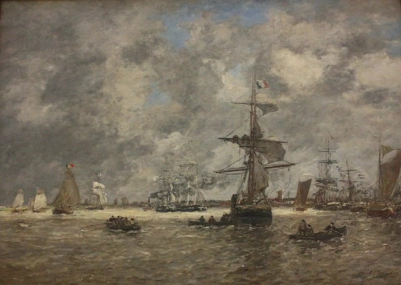 Anvers'teki Escaut - Eugène Boudin