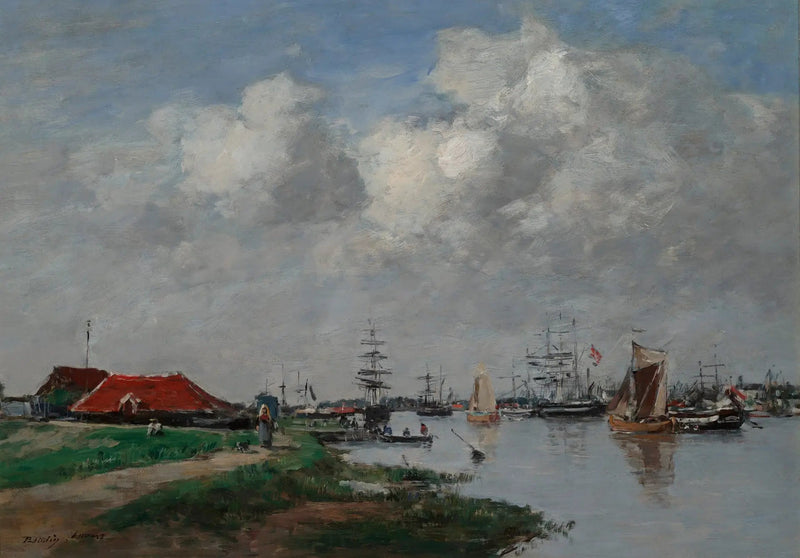 Anvers'teki Escaut - Eugène Boudin