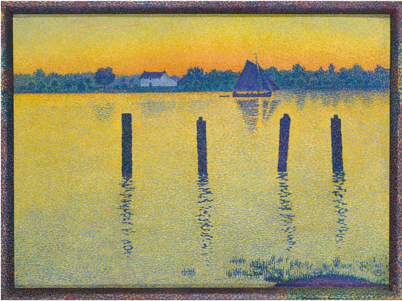 Anvers yukarısı, akşam - Théo van Rysselberghe