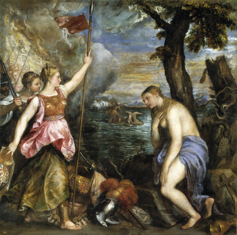 İspanya dini kurtarmak için - Titian