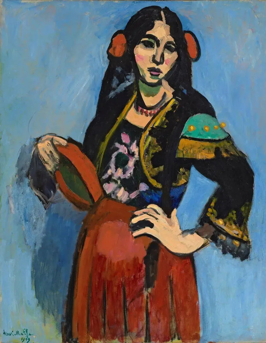 Tamburinli İspanyol - Henri Matisse