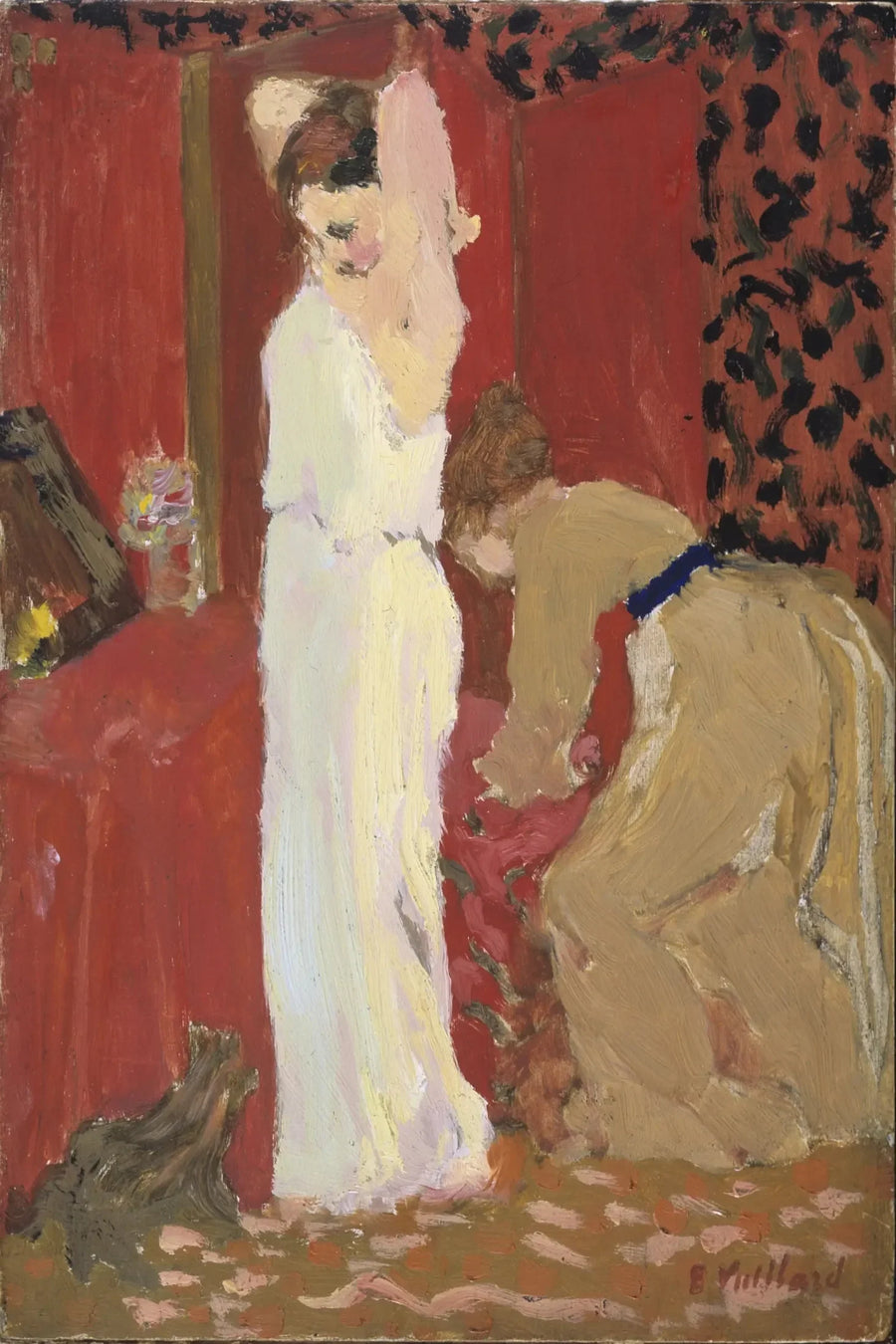 L'Essaiage ; Actrice dans sa loge - Édouard Vuillard