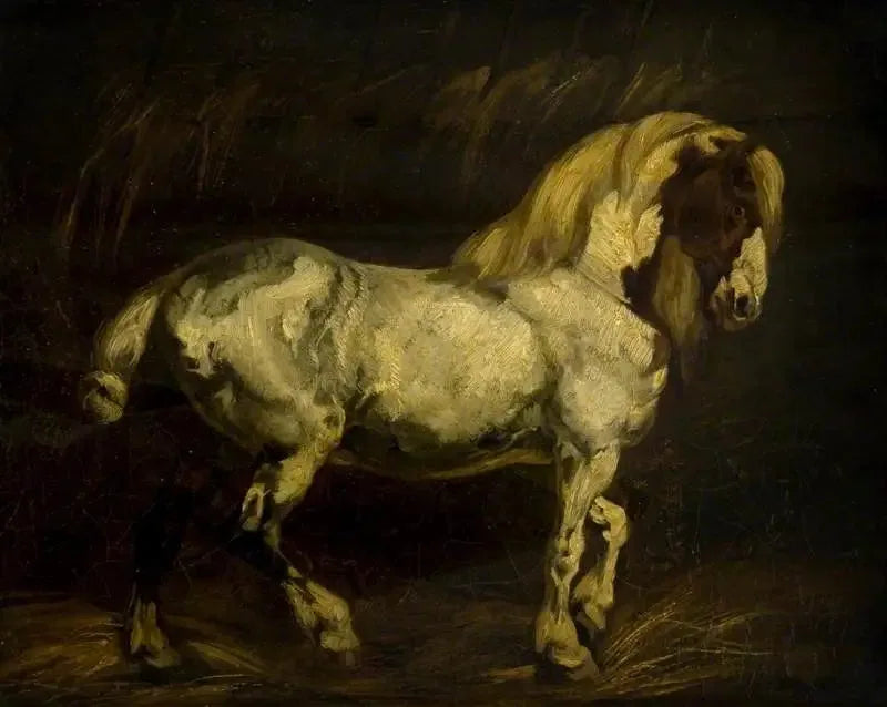 L'étalon - Théodore Géricault image 1 tableau peint à l’huile sur toile