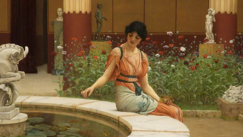 Balık Göleti - John William Godward
