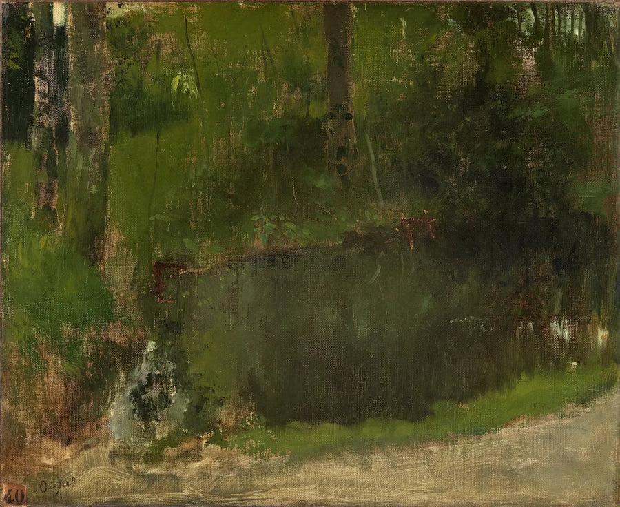 Ormandaki Gölet - Edgar Degas
