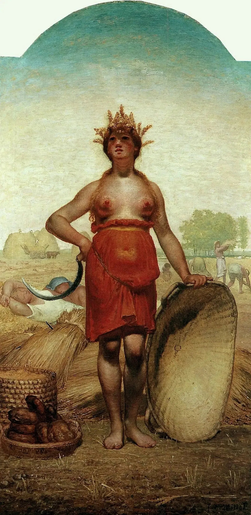 Yaz veya Ceres - Jean-François Millet