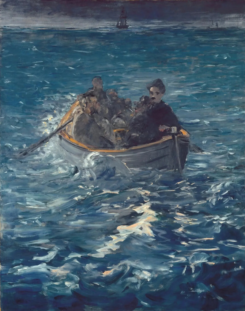 Rochefort'tan Kaçış - Édouard Manet