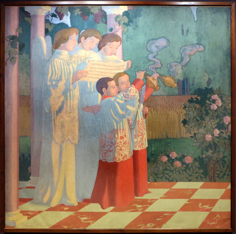 Aziz Haç'ın yüceltilmesi ve ayin kurbanının yüceltilmesi - Maurice Denis