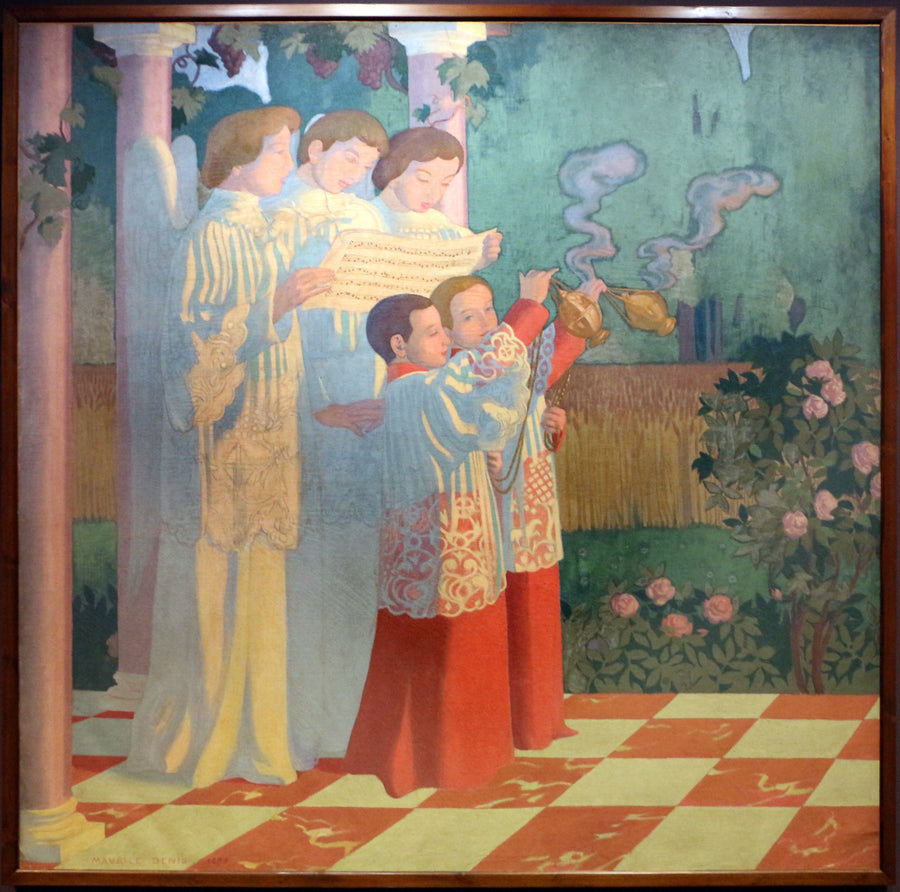 Aziz Haç'ın yüceltilmesi ve ayin kurbanının yüceltilmesi - Maurice Denis