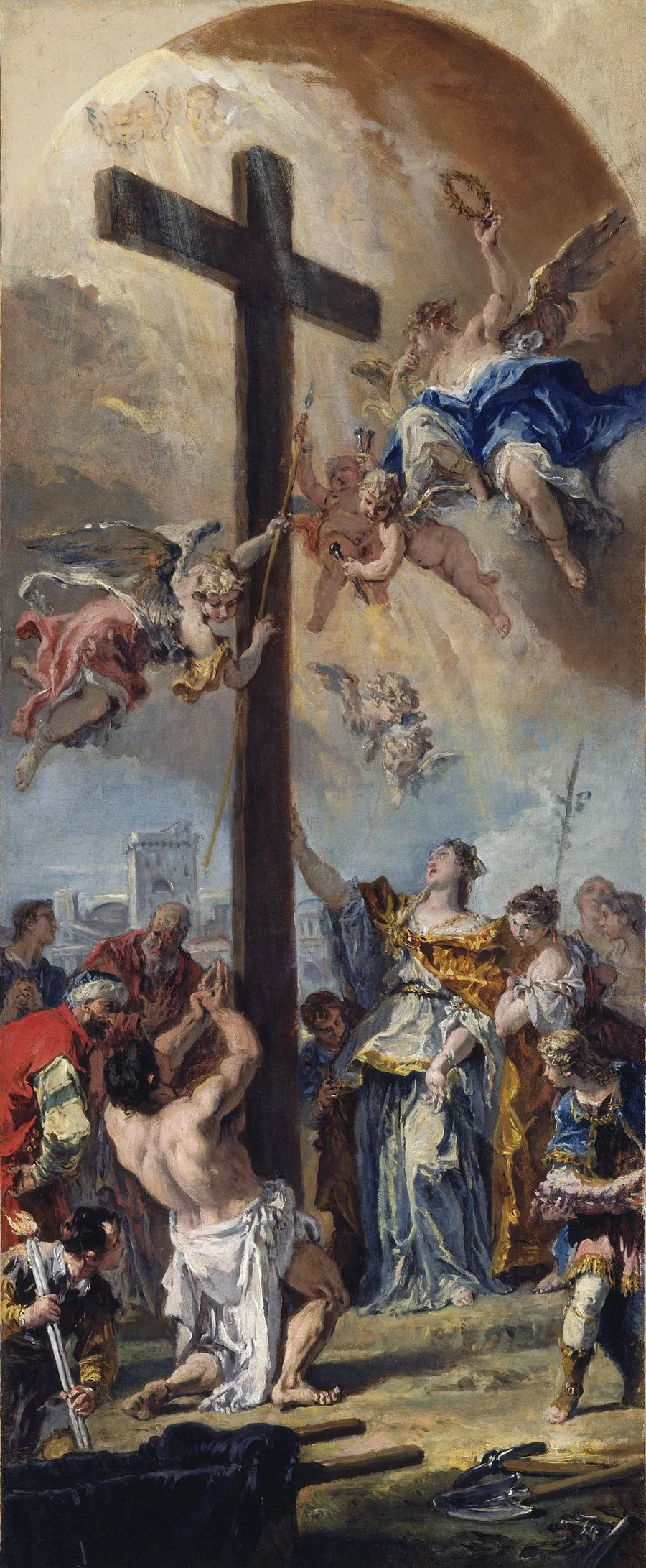 Gerçek Haçın Yüceltilmesi - Sebastiano Ricci