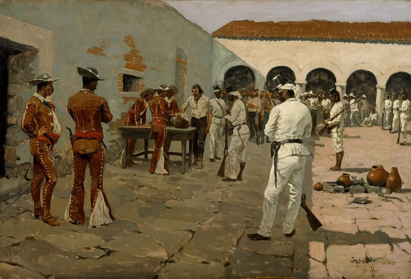 Mier Gönderimi: Siyah Fasulye Çizimi - Frederic Remington