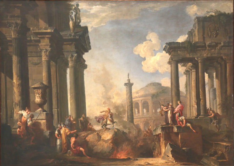 Marcus Curtius'un Açıklaması - Giovanni Paolo Panini
