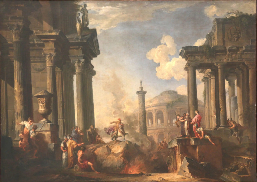 Marcus Curtius'un Açıklaması - Giovanni Paolo Panini