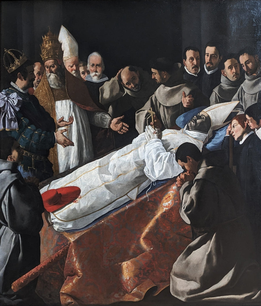 Saint Bonaventure'nin Vücut Sergisi - Francisco de Zurbarán