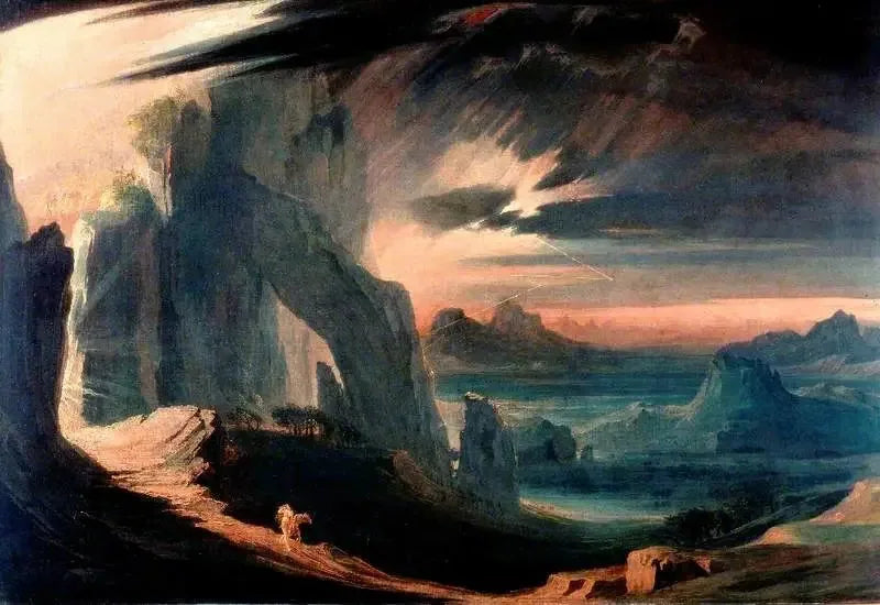 Adem ve Havva'nın Cennet'ten Kovulması - John Martin