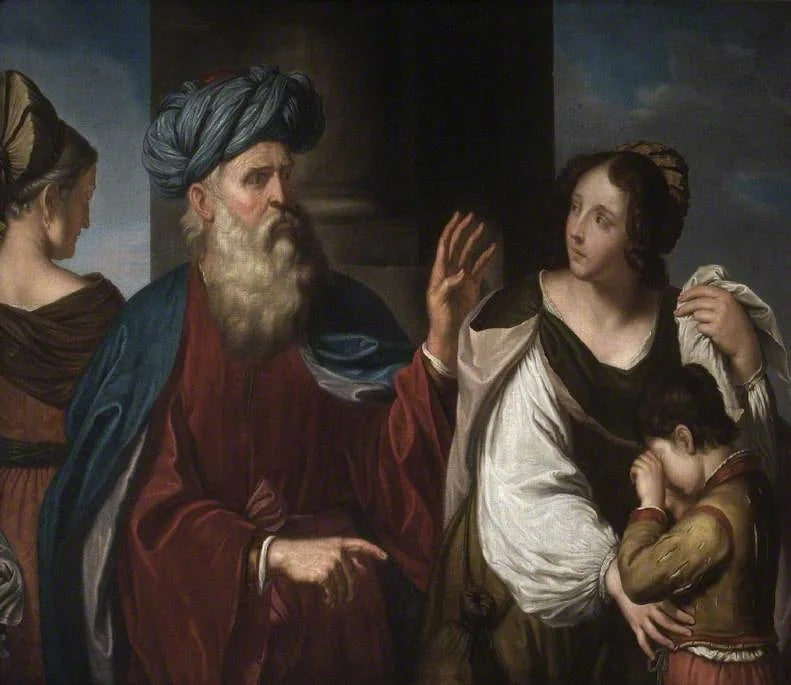 Agar ve İsmail'in Sürgünü - Guercino